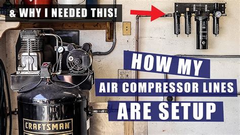 how to hook up air dryer to compressor